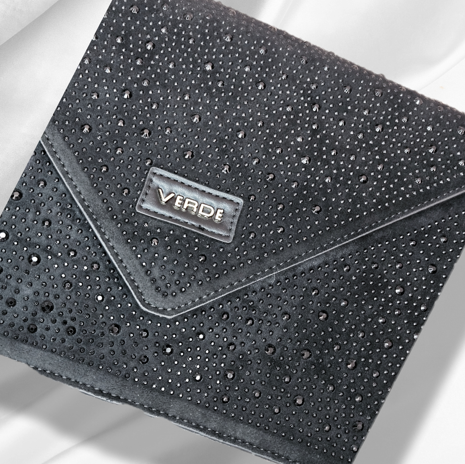 Borsa Glamour Noir Verde Fashion